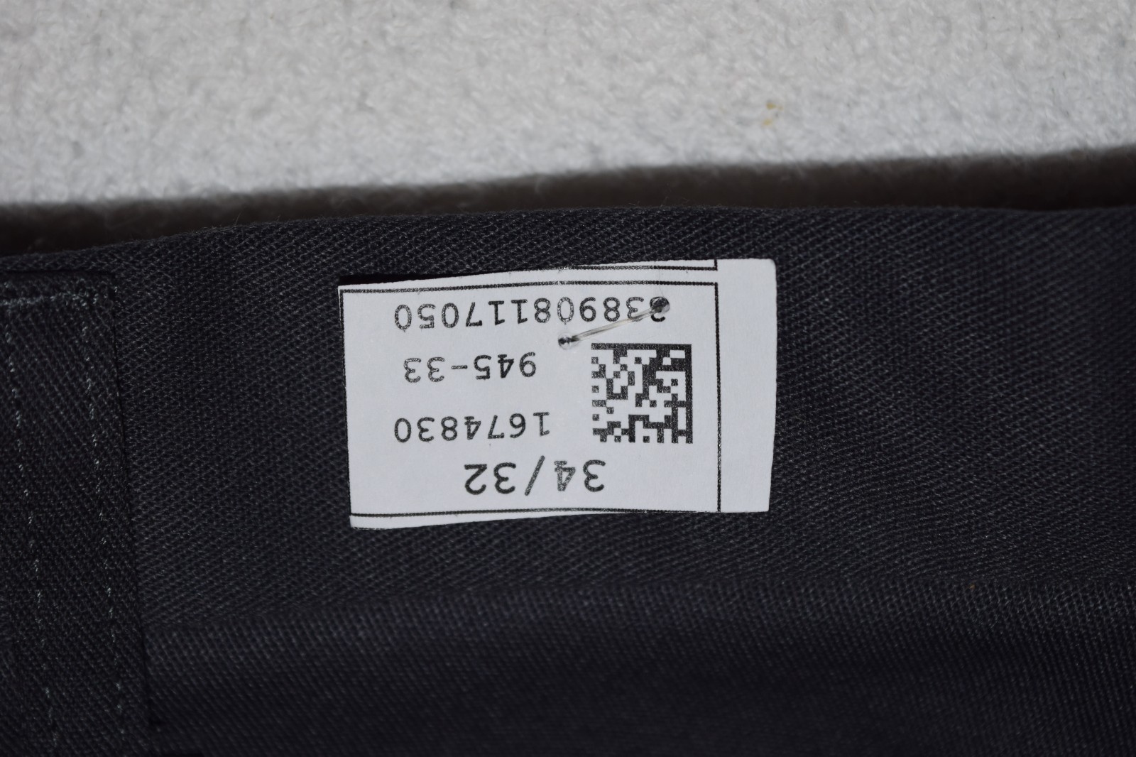 CINTAS COMFORT FLEX CHARCOAL GRAY WORKS PANTS 945-33, 36x32, 34x32