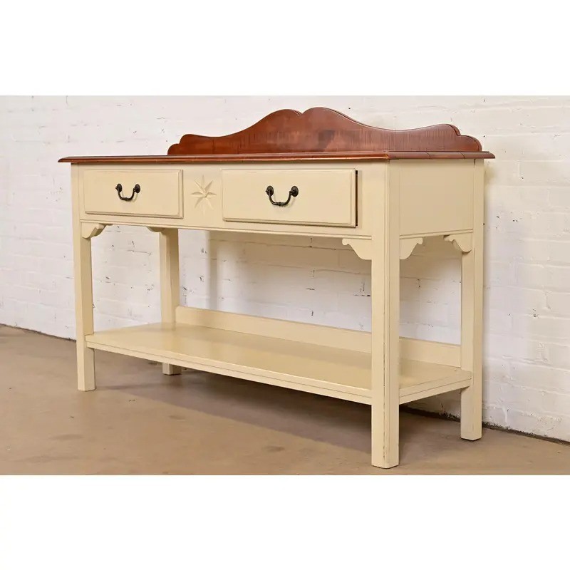Ethan Allen American Colonial Maple Sideboard Buffet Server or Console Table