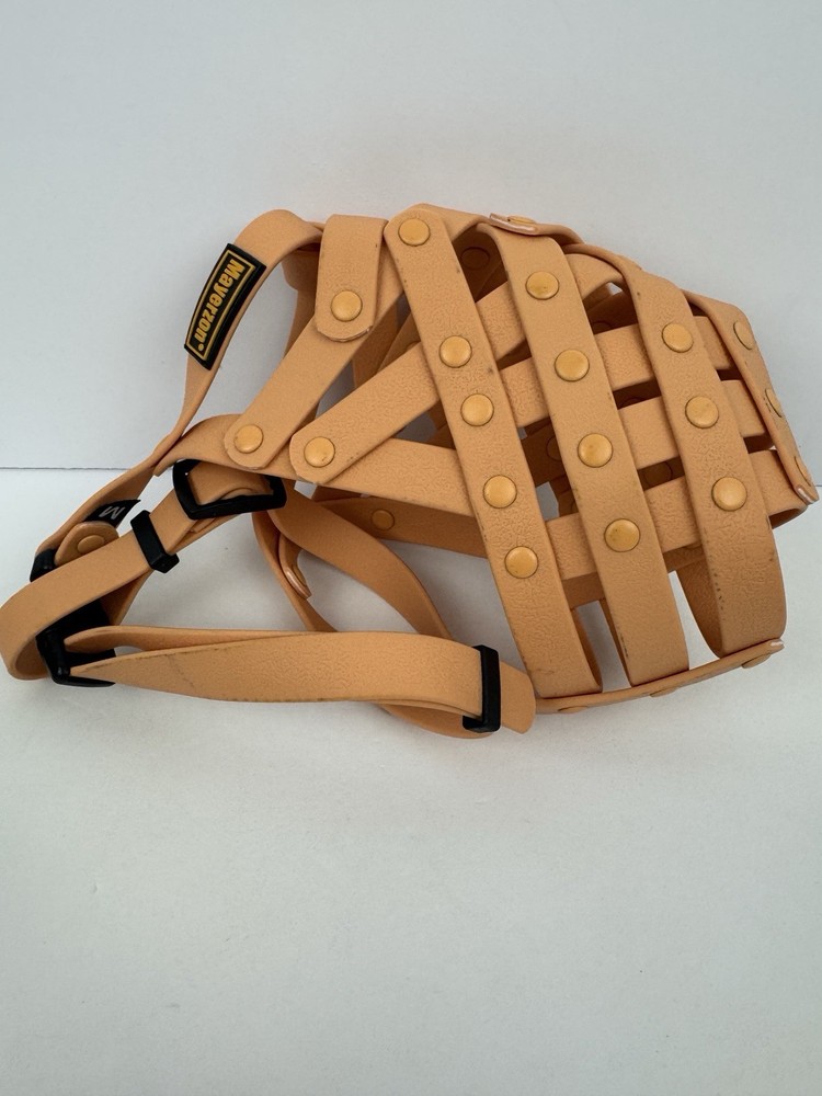 Pitbull Muzzle for Large Medium Sized Dogs to Prevent Biting Orange Mayerzon