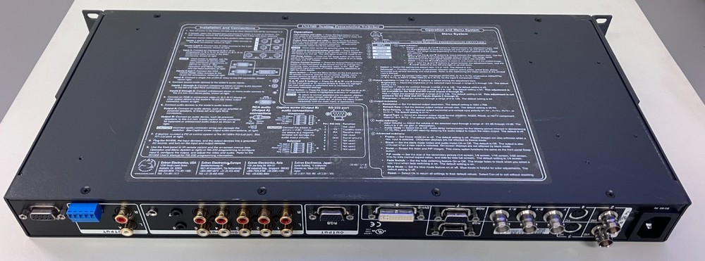 Extron IN1508 Video Scaling Presentation Switcher Media Switch Rack Mount TESTED