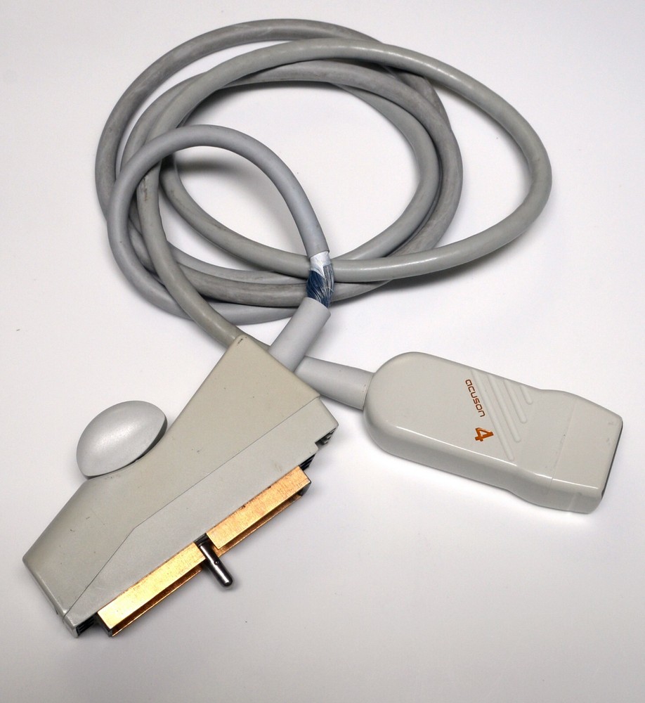 AS IS: Acuson V4 General Purpose Ultrasound Probe Linear Phased Array Transducer