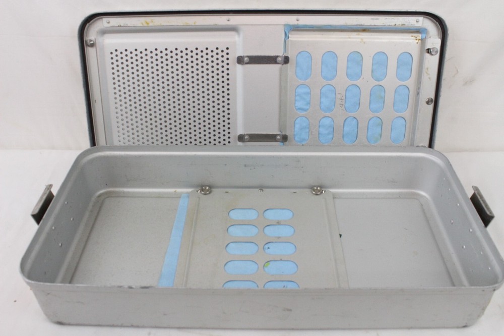 Aesculap Sterilization Container System Tray Case 22'x10 3/4"x3 1/2" Steril
