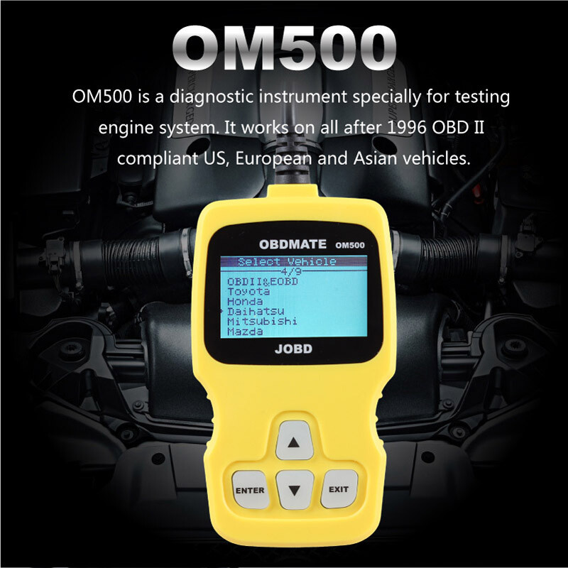 JOBD Diagnostic Engine Fault Car OBD2 Code Reader Scan Tool Turn off MIL Light