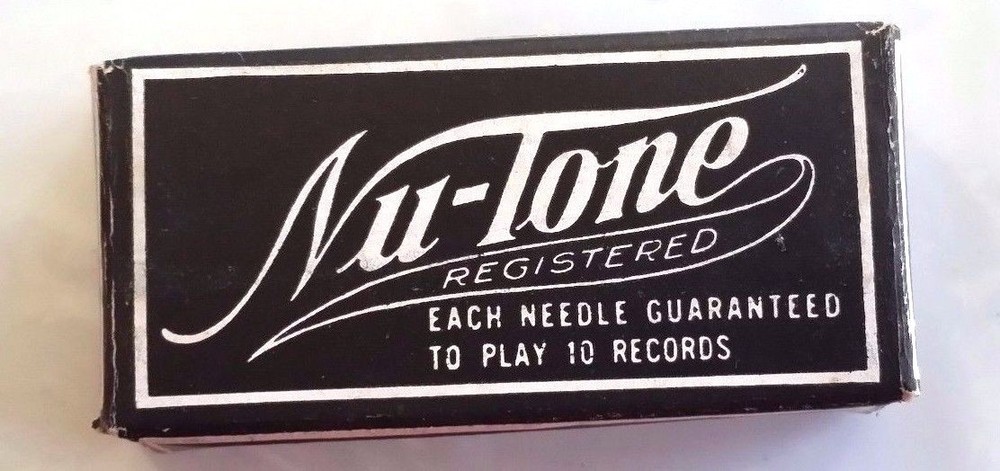 PG136 - Gramophone needles NU - TONE MEDIUM box WITH 11/16 gramophone dots