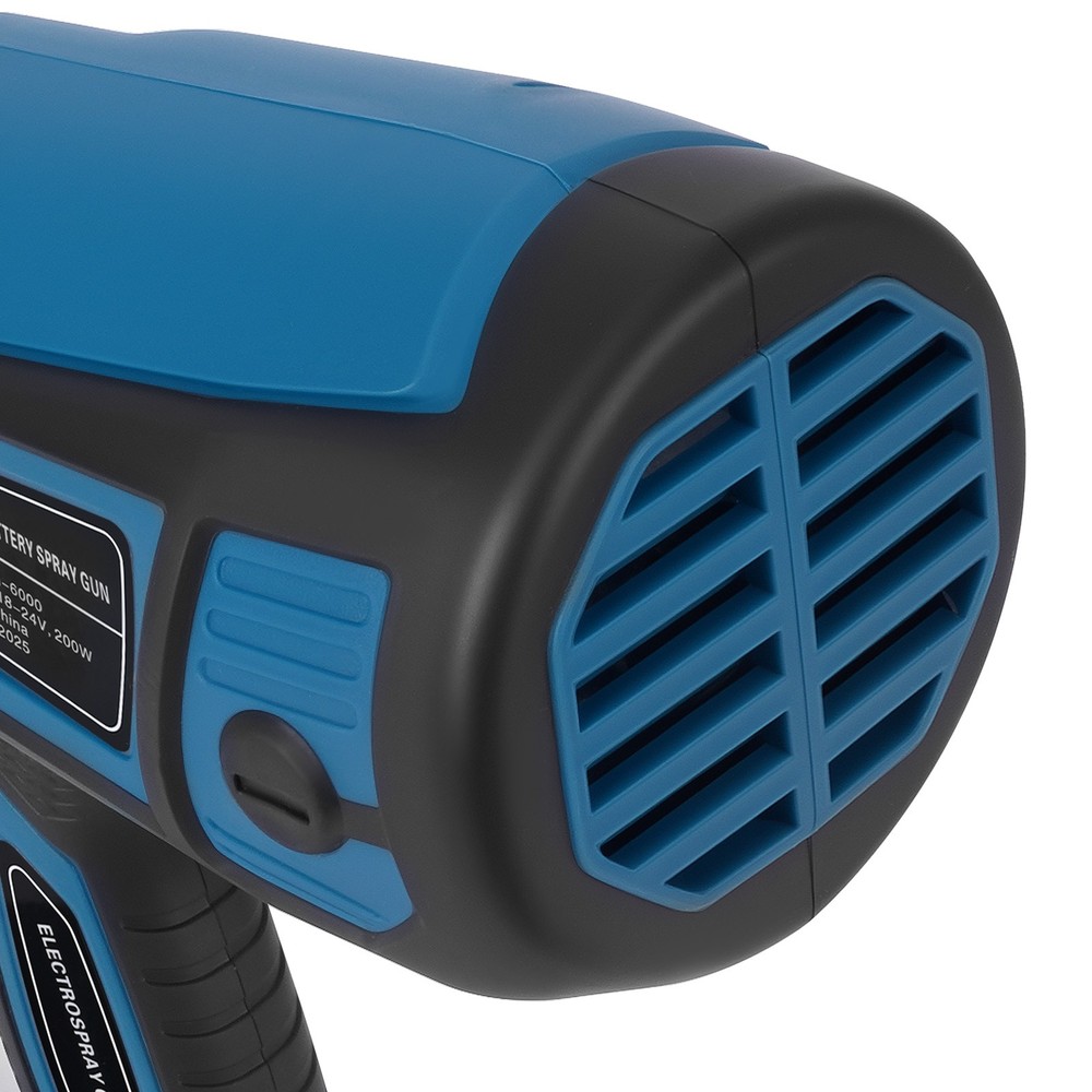 Electric Paint Sprayer Handheld 200W HVLP Gun 4 Nozzles Adjustable Pattern Tool