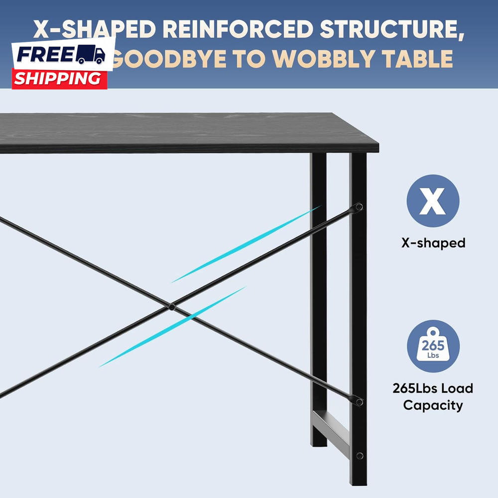 32 Inch Office Small Computer Desk Modern Simple Style Writing Study Work Table