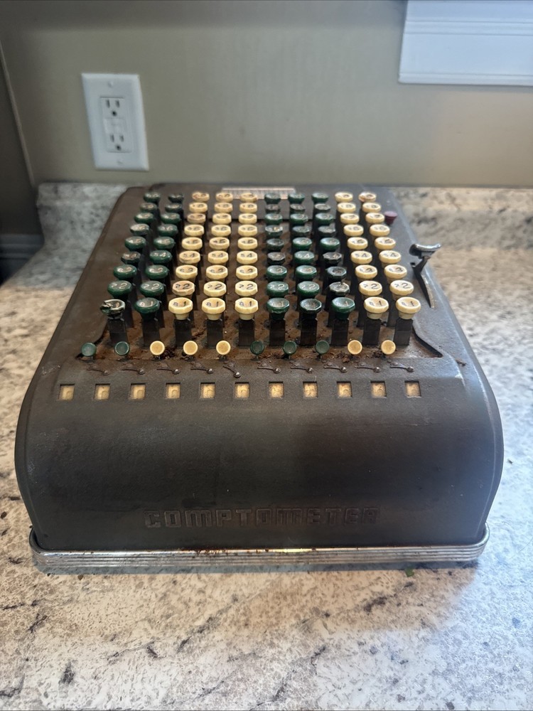Vintage Felt & Tarrant Calculating / Adding Machine COMPTOMETER