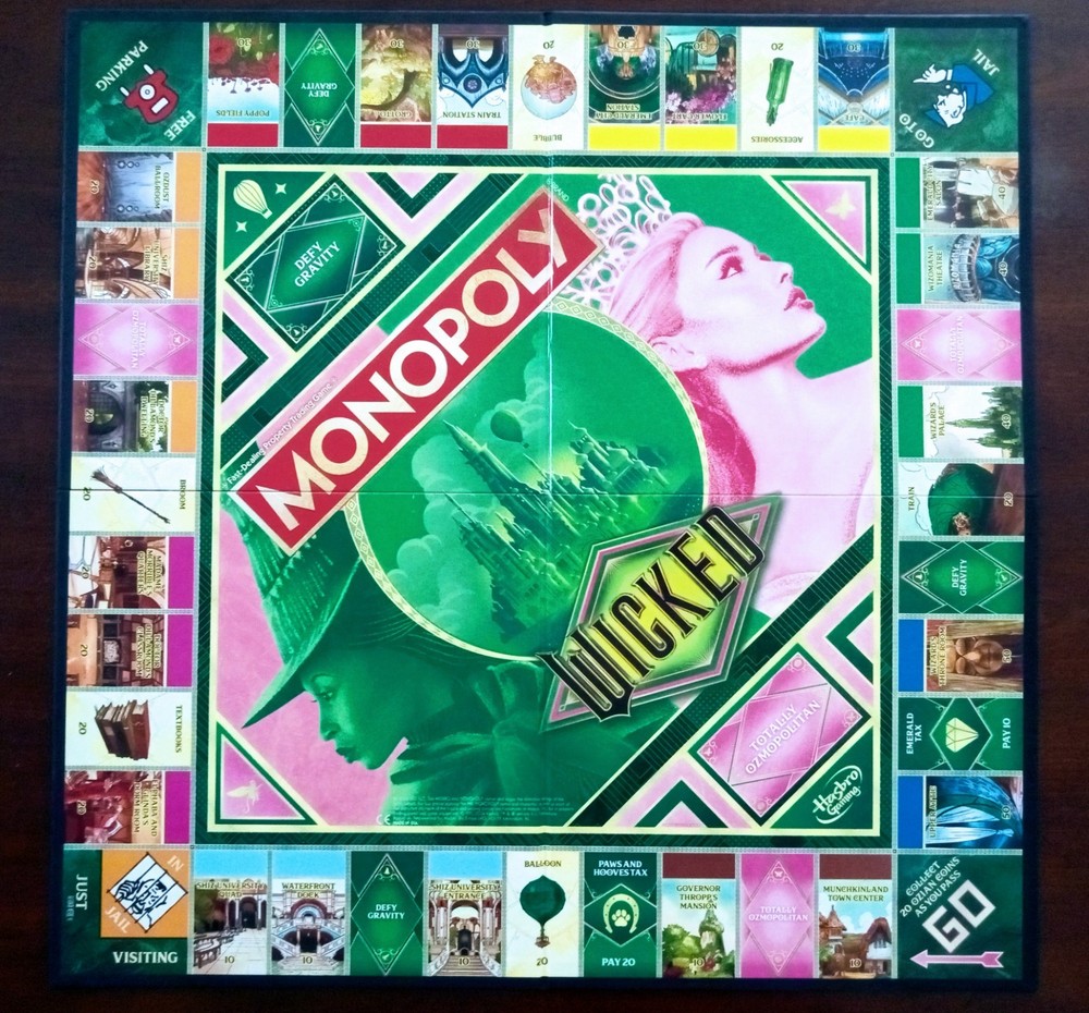 Monopoly Wicked Board Game Replacement Pieces 2024