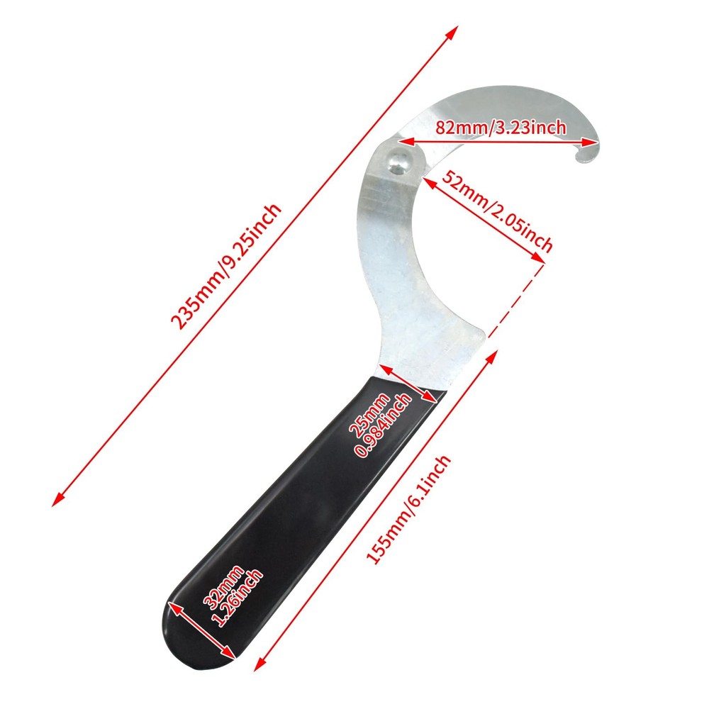 Universal Motorcycle Shock Adjustment Tool Shock Spanner Wrench 1 Pcs