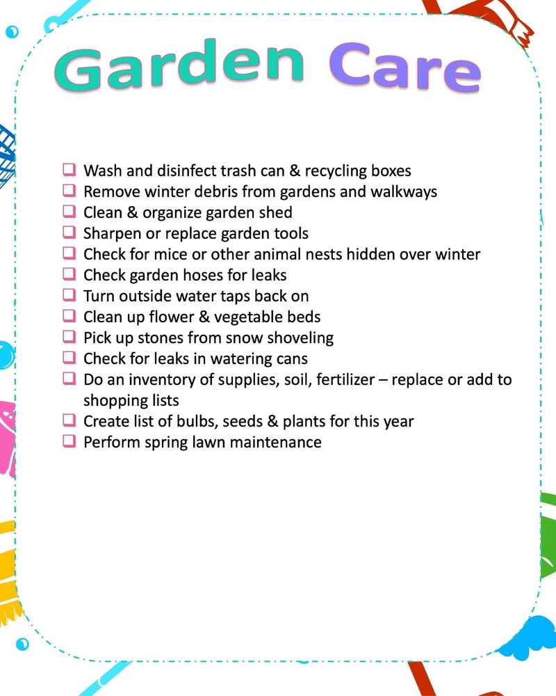 Spring Cleaning Planner