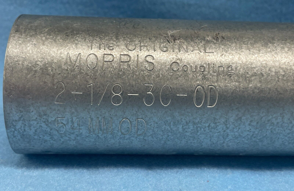 MORRIS COUPLING 2-1/8-3C-OD COMPRESSION PIPE COUPLING 54MM OD SO# 011504L