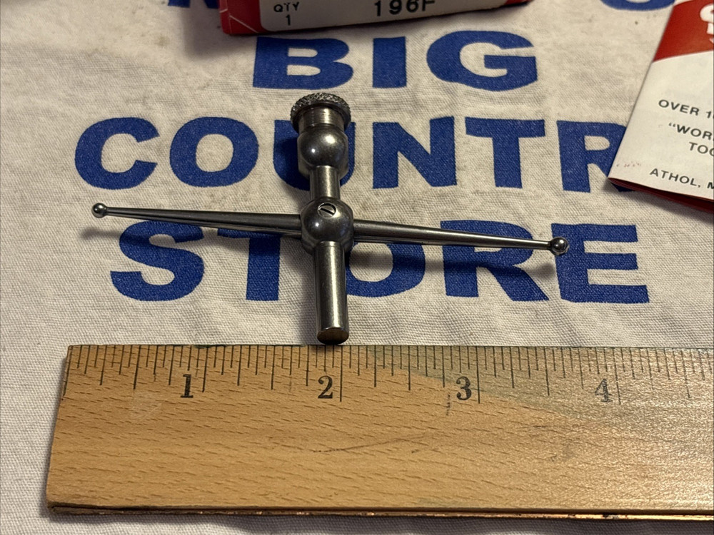 Starrett USA Dial Indicator Hole Attachment 196F w/ Box