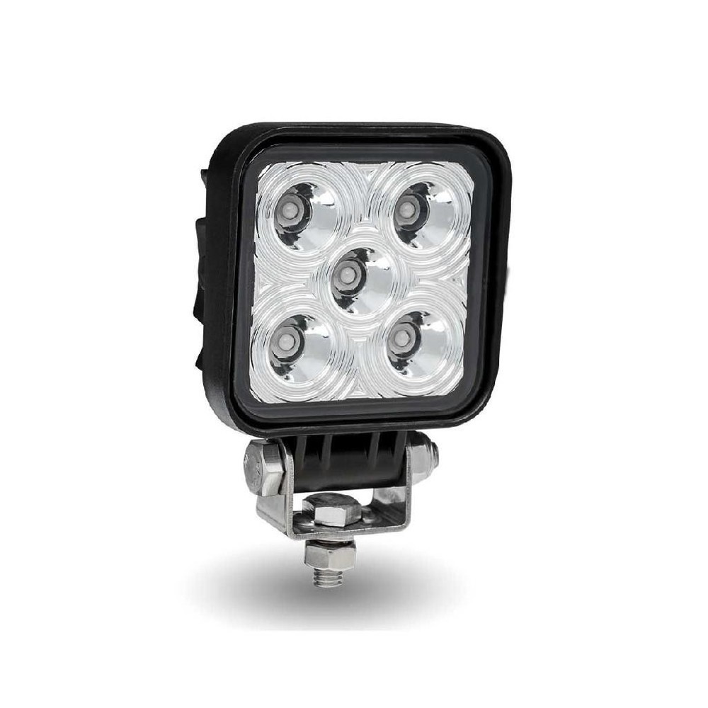 Mini Square STELlar Series Cree LED Work Lamp - Spot Beam - Single Post Mount -
