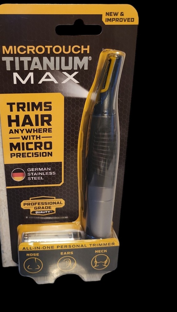 Microtouch Titanium Max Micro-Precision Trimmer For The Ultimate Groom - New 🔥