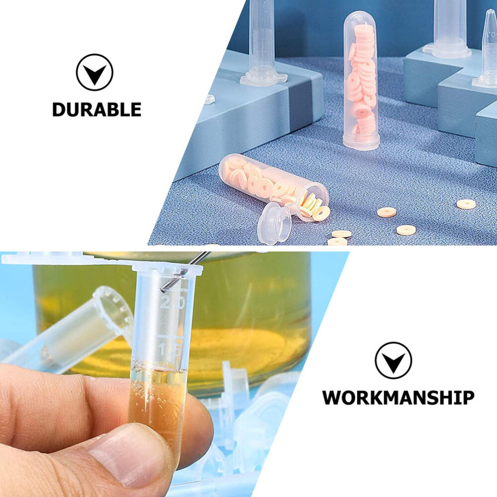 50PCS 5ML Scientific Tube Test