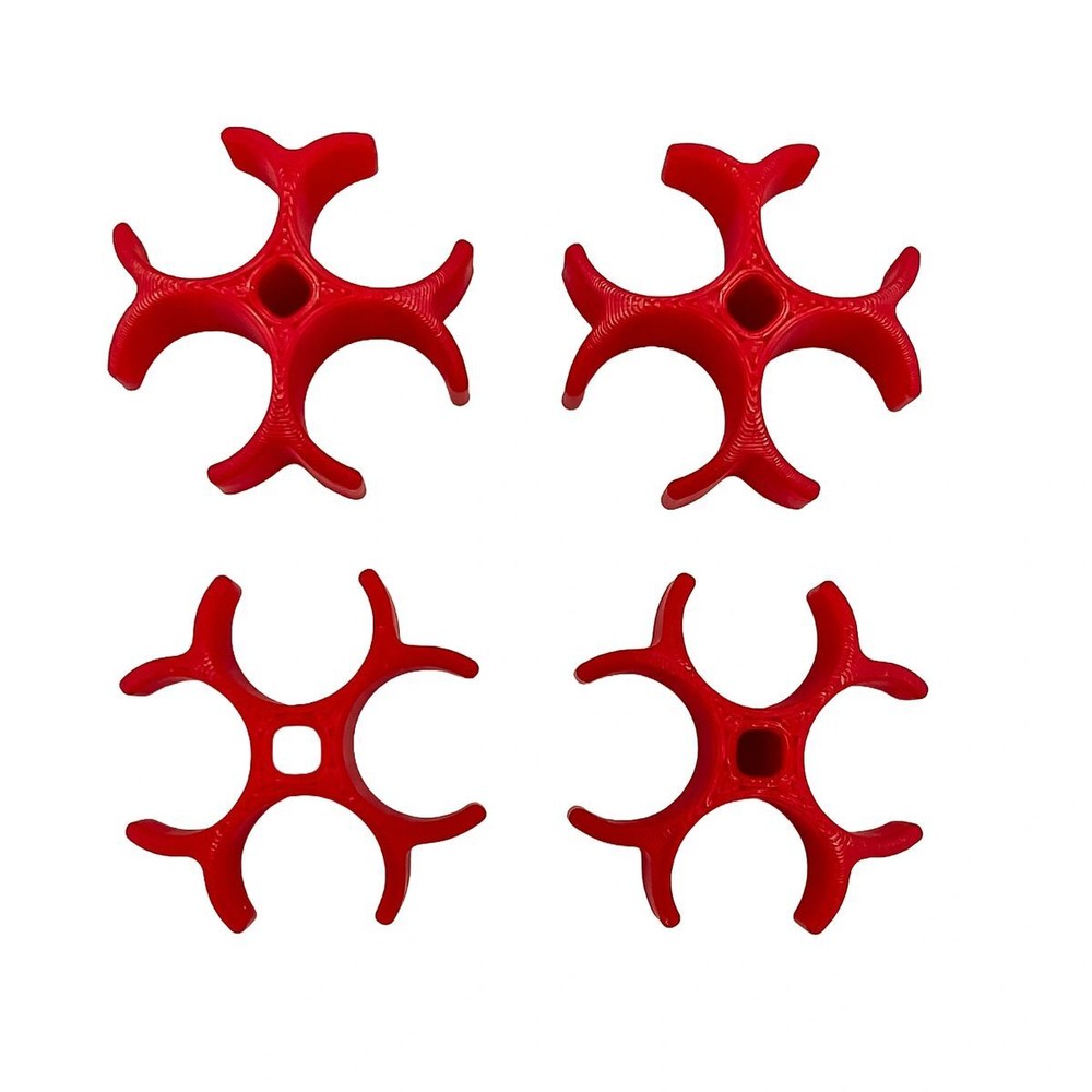 4-Pack 4-Tube Case Feed Support Clamp for LEE Precision Case Feed Tubes