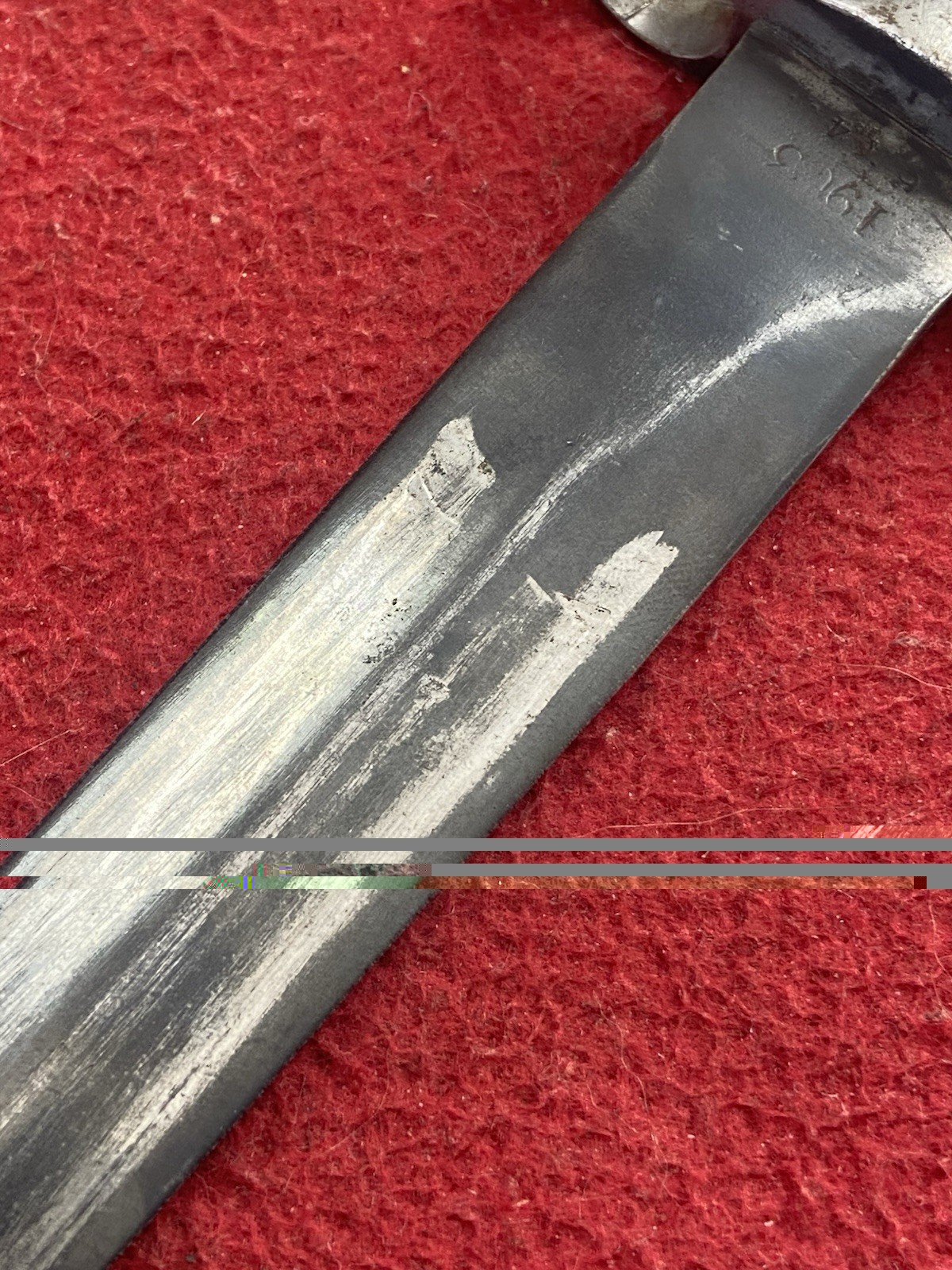 Rare Wilkinson English Pattern 1903 Bayonet Knife W/ Leather Scabbard Nice!