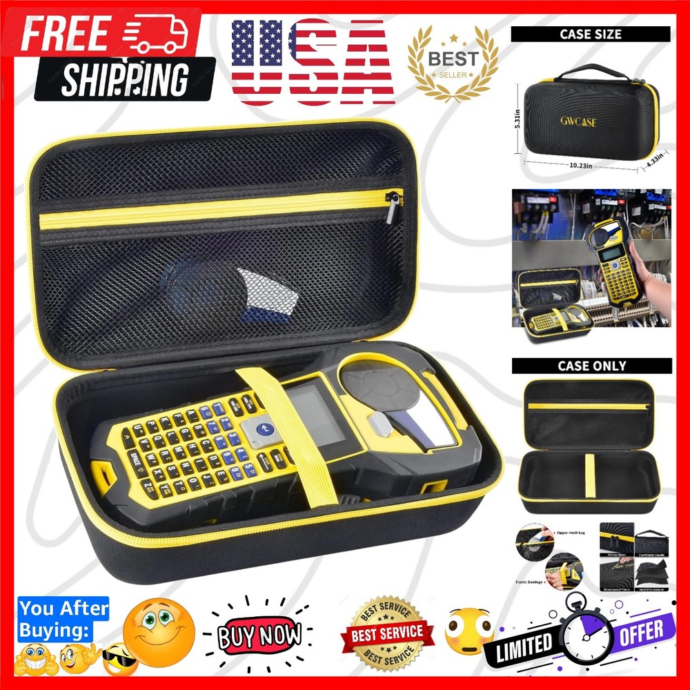 Case Compatible with Brady M210/ -PLUS/ M210 LAB Handheld Label Printer. Stic...