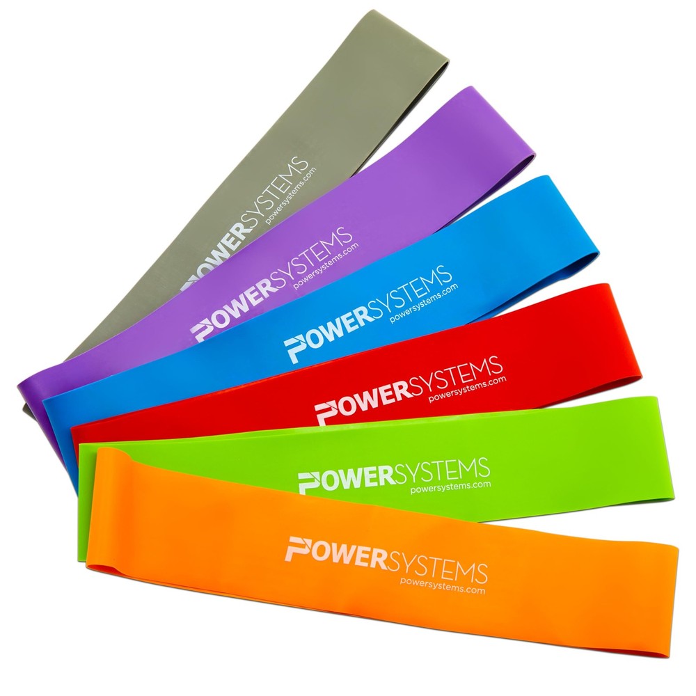 Power Systems Versa Loops, Resistance Bands for Personal Light, Lime Green