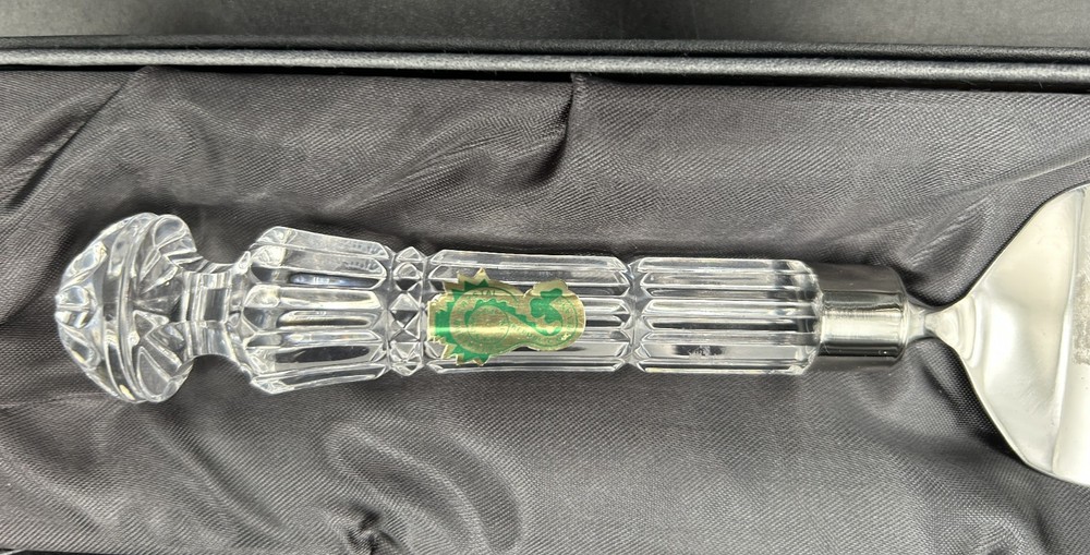 Waterford Crystal Offset Serrated Cake Server New In Box