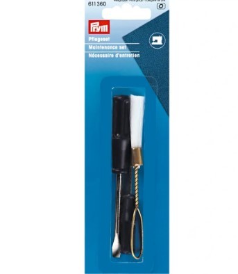 Prym Sewing Machine Maintenance Tool Set (Lint Brush + 2 Screwdrivers)