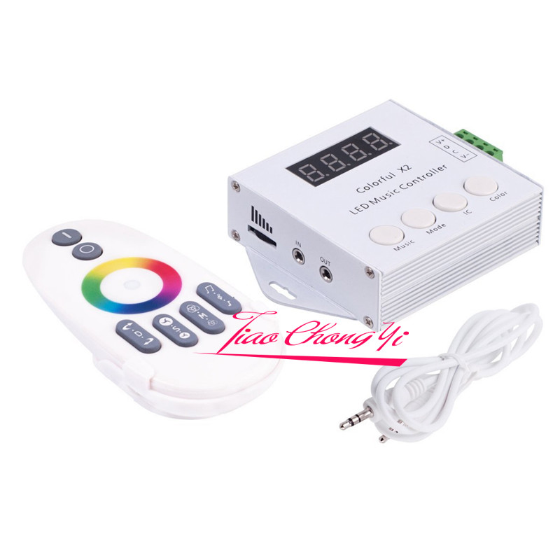 WS2812B WS2811 IC Digital Addressable LED strip Music Controller 1000 Pixels