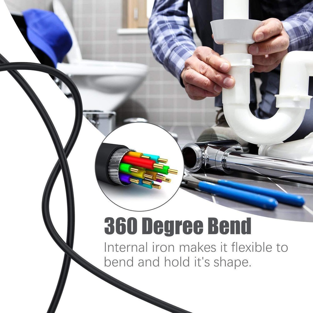 Industrial Endoscope Camera 1080P HD 4.3'' Screen Borescope Inspection Camera US