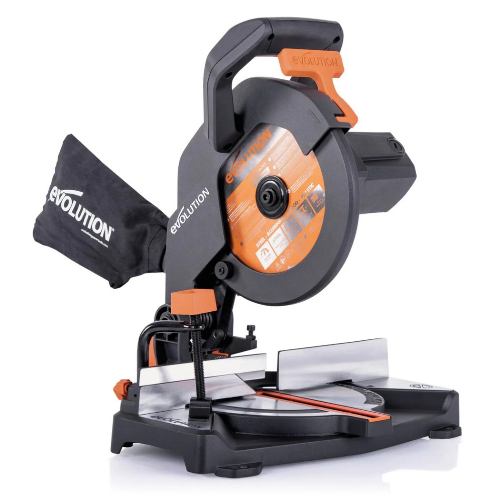 Evolution R210CMS: Compound Miter Saw With 8-1/4 in. Multi-Material Cutting Blad