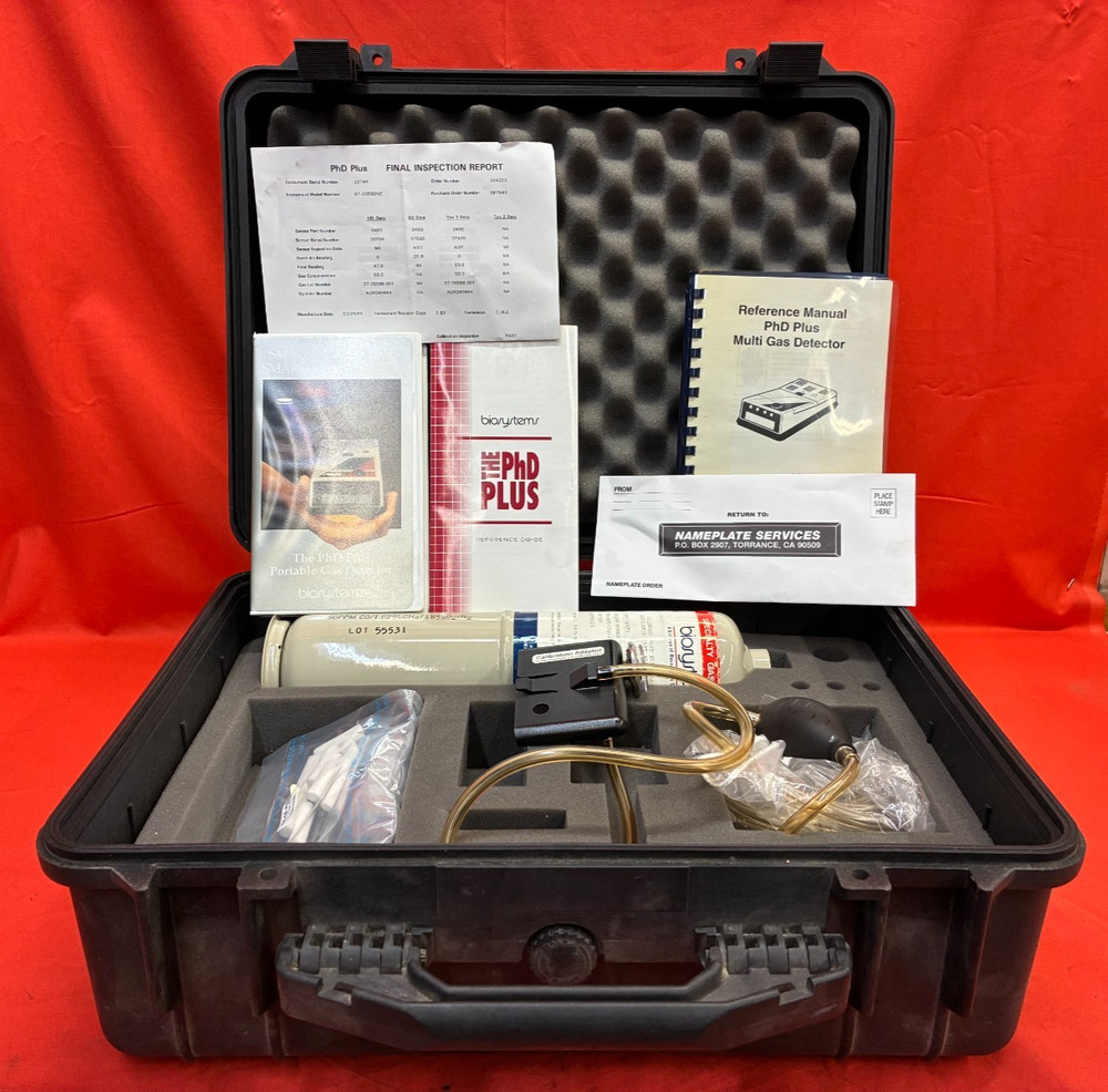 BIOSYSTEMS CONFINED SPACE KIT PHD PLUS MULTI GAS DETECTOR MODEL: 01-30500NC