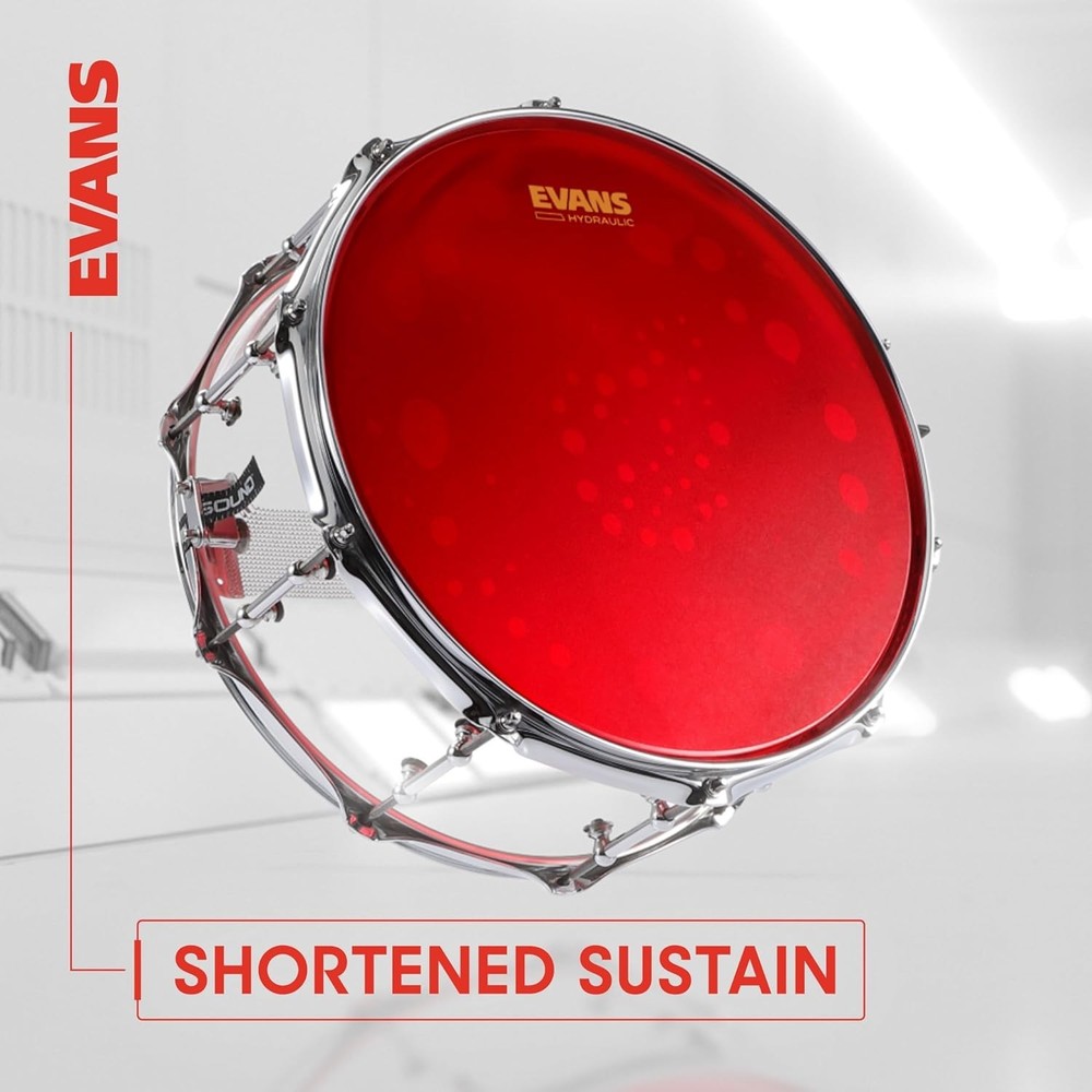Evans Hydraulic Red Drum Head, 18 Inch