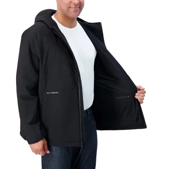 Dakine Men's Hooded Jacket Water & Wind Resistant Lightweight New with Tags