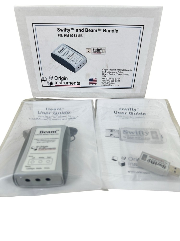 EUC Swifty & Beam Bundle By Origin Instruments Assistive Technology HM-0362-SB