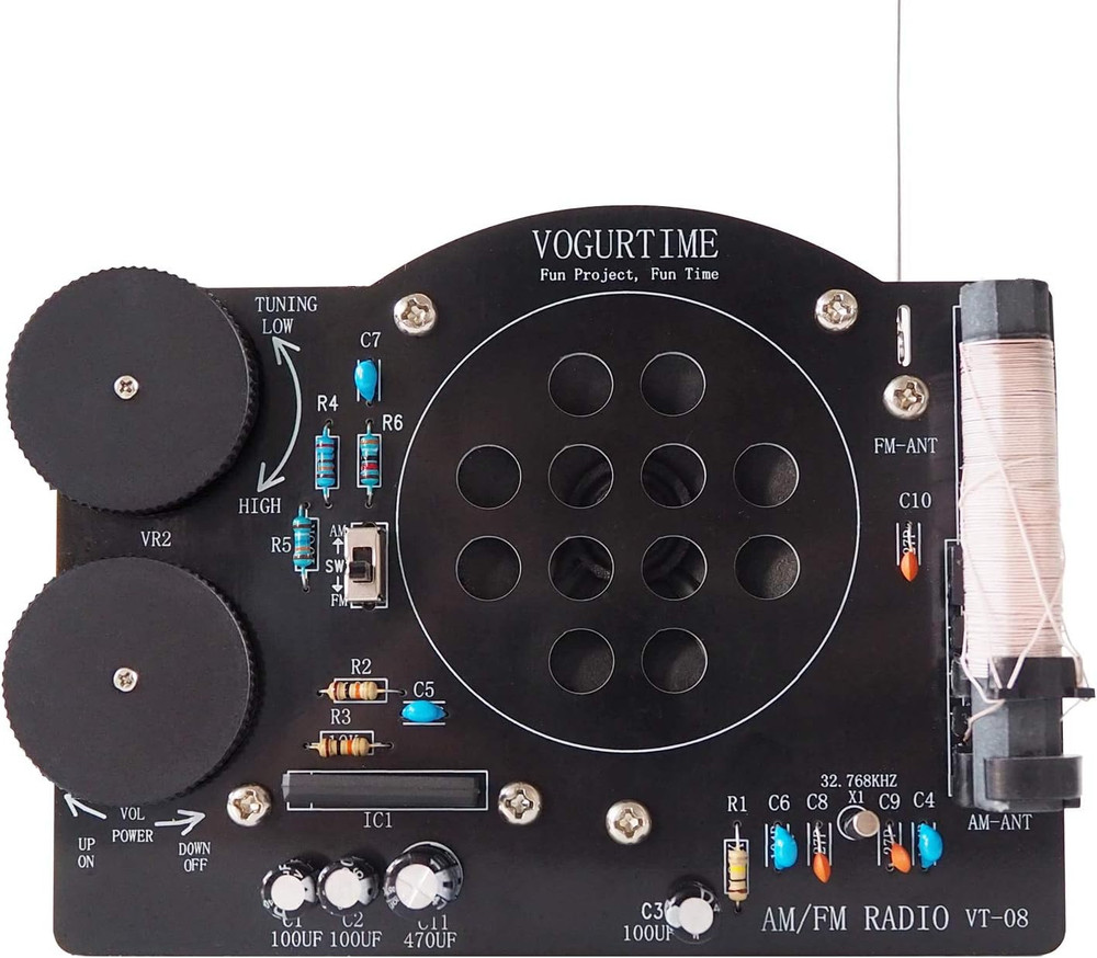 AM FM Radio Kit Soldering Project Kit for Learning Practicing Teaching Electroni