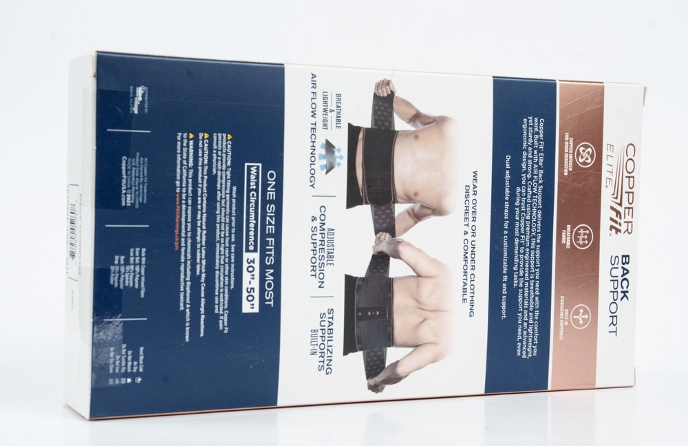 Copper Fit Elite - Back Support - Airflow Technology 1740701 Adjustable
