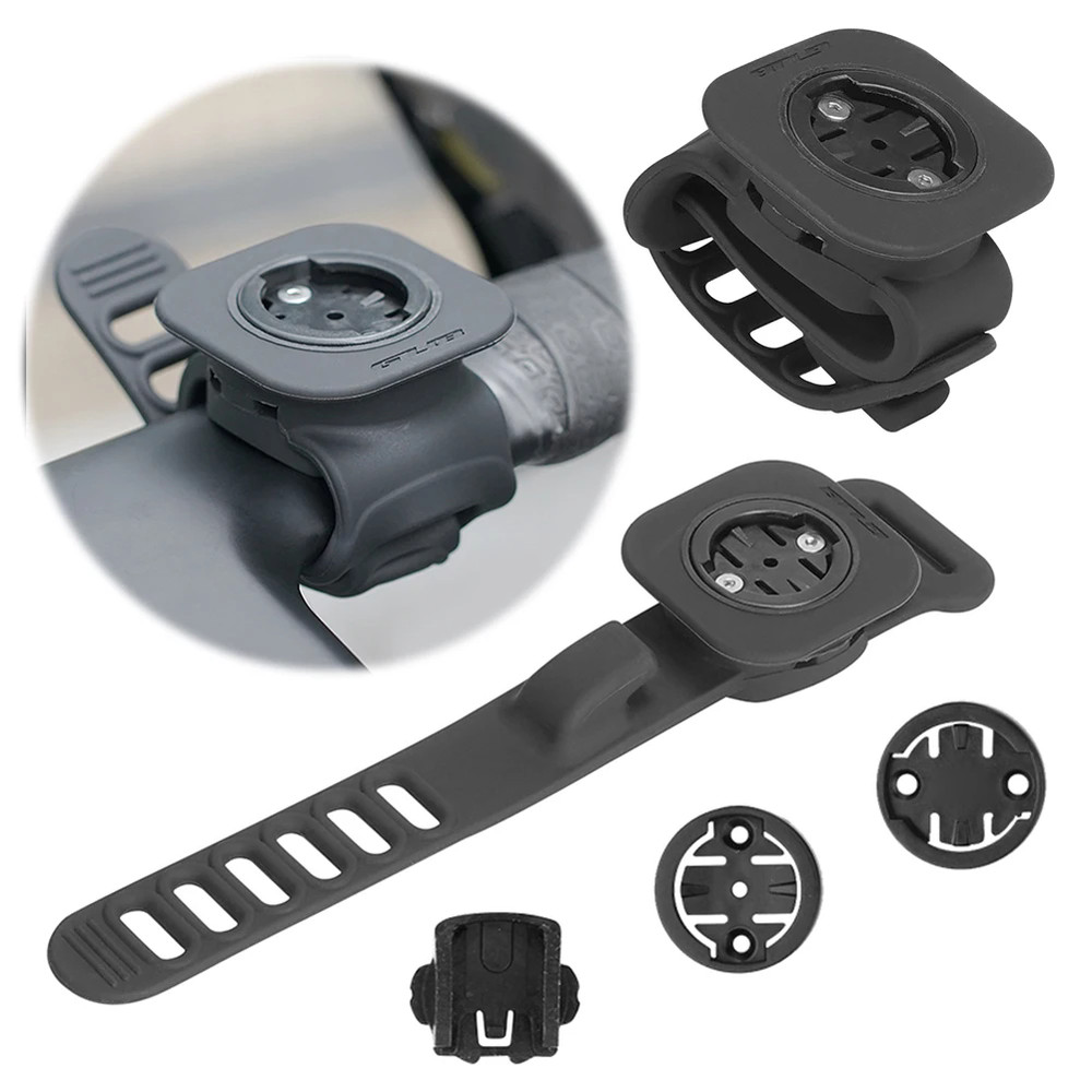 Silicone Bicycle Computer Mount Non-slip Bike Computer Holder Cycling Extended