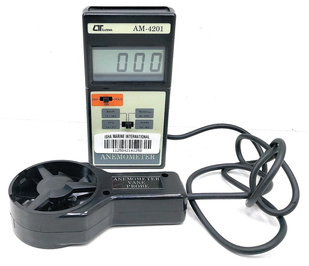 Lutron AM-4201 Digital Anemometer Portable Wind Speed Runner Meter
