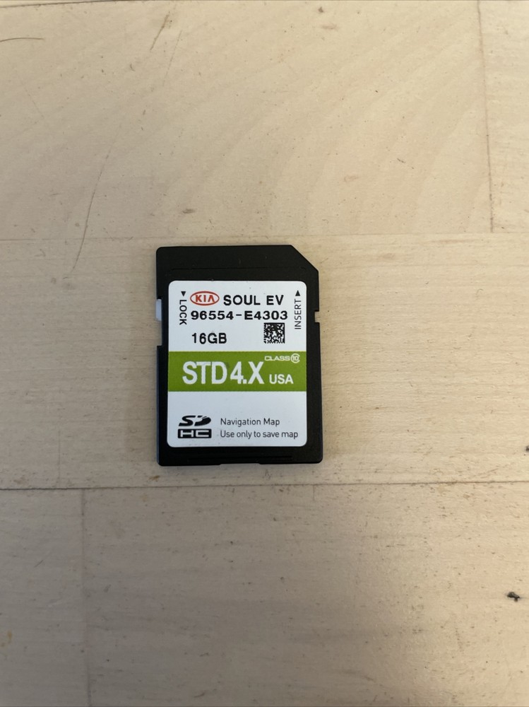 2016 KIA SOUL EV NAVIGATION SD CARD MAP MEMORY OEM 96554-E4303 2016 2017 Optima