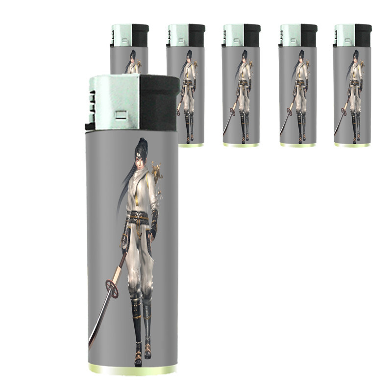 Ninja D4 Set of 5 Electronic Butane Lighter