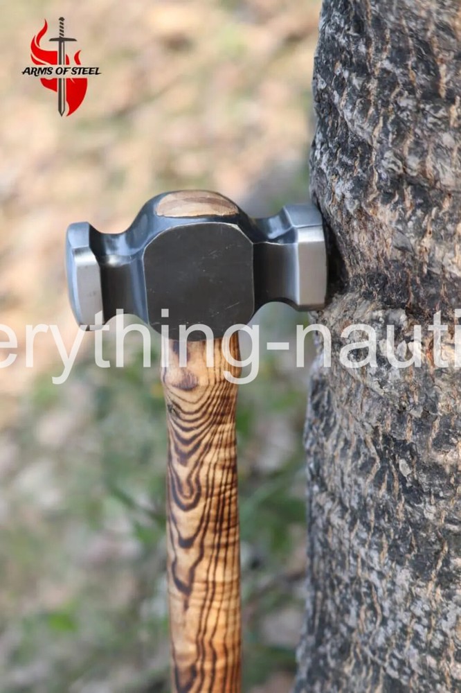 Blacksmith hammer. 3lb Blacksmith hand /Face Hammers Iron Blacksmith