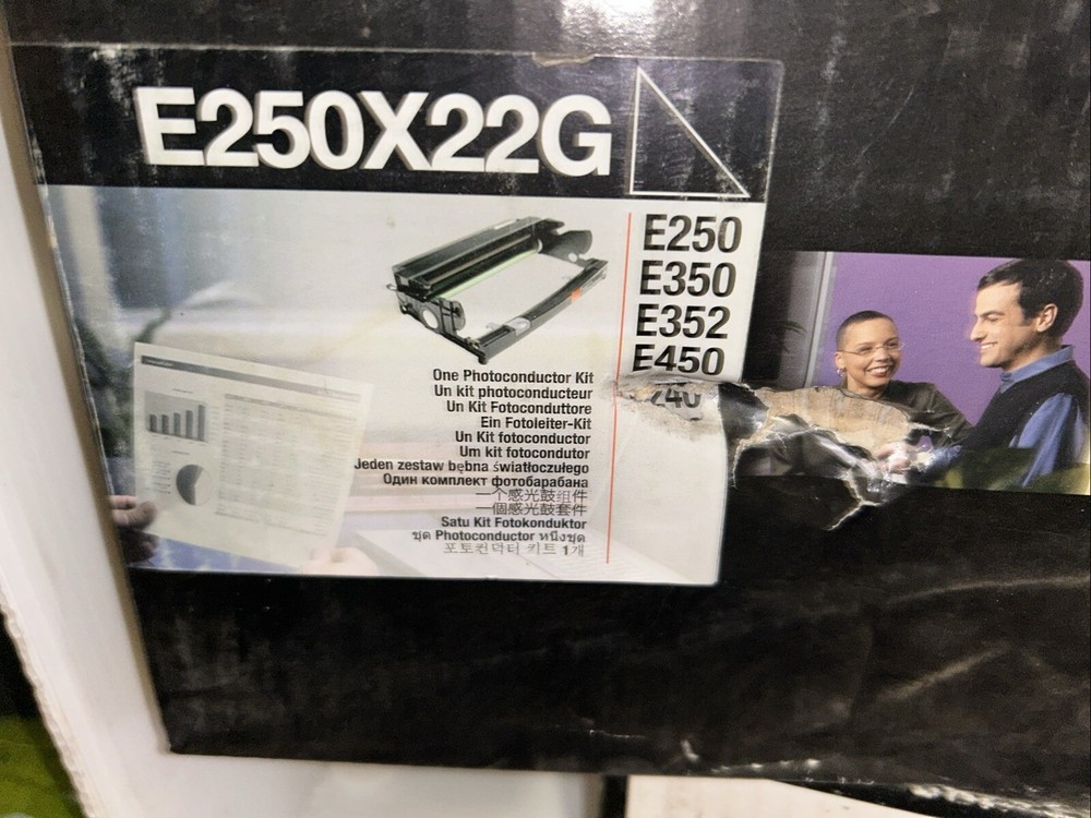 Lot of 3 OEM Lexmark E250X22G Photoconductor Kit For E250,E350,E352,E450 Printer