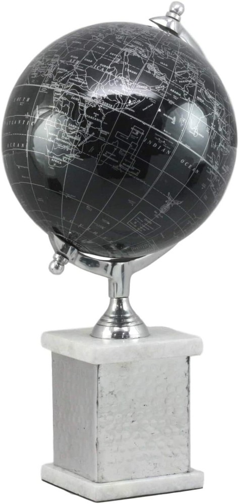 Ebros Polyurethane Elegant World Globe Home Decor 16.75" Tall
