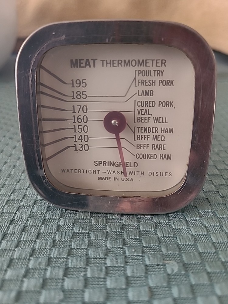 VINTAGE SPRINGFIELD MEAT THEROMETER (Bin QQ)