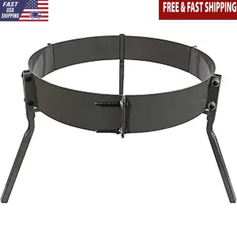 Adjustable Deer Feeder Mounting Kit New 55 Gallon Barrel Easy Setup Hardware