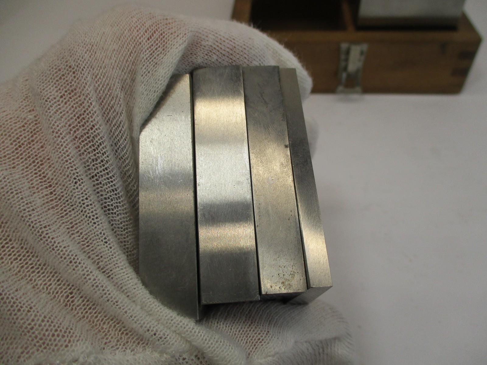 (22) Pc Angle Block Set OMELENCHUK 1° - 30° in Pairs Hard Ground Wood Case EC