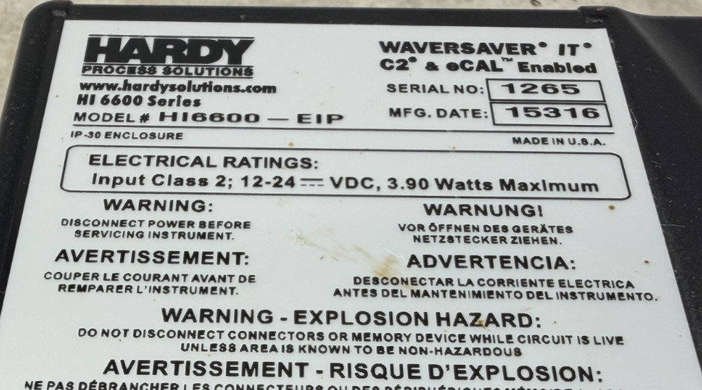 Hardy HI6600-EIP Gateway Module