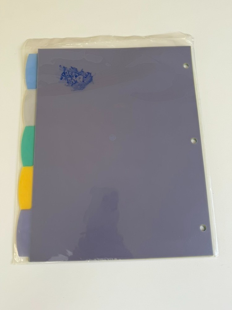 Avery - 16170 - Translucent Durable Write-on Plastic Dividers - 5 Tabs