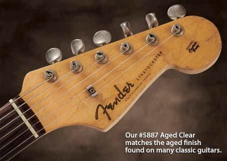 ColorTone 50s Classic Colors Aerosol Guitar Lacquer, Aged Clear