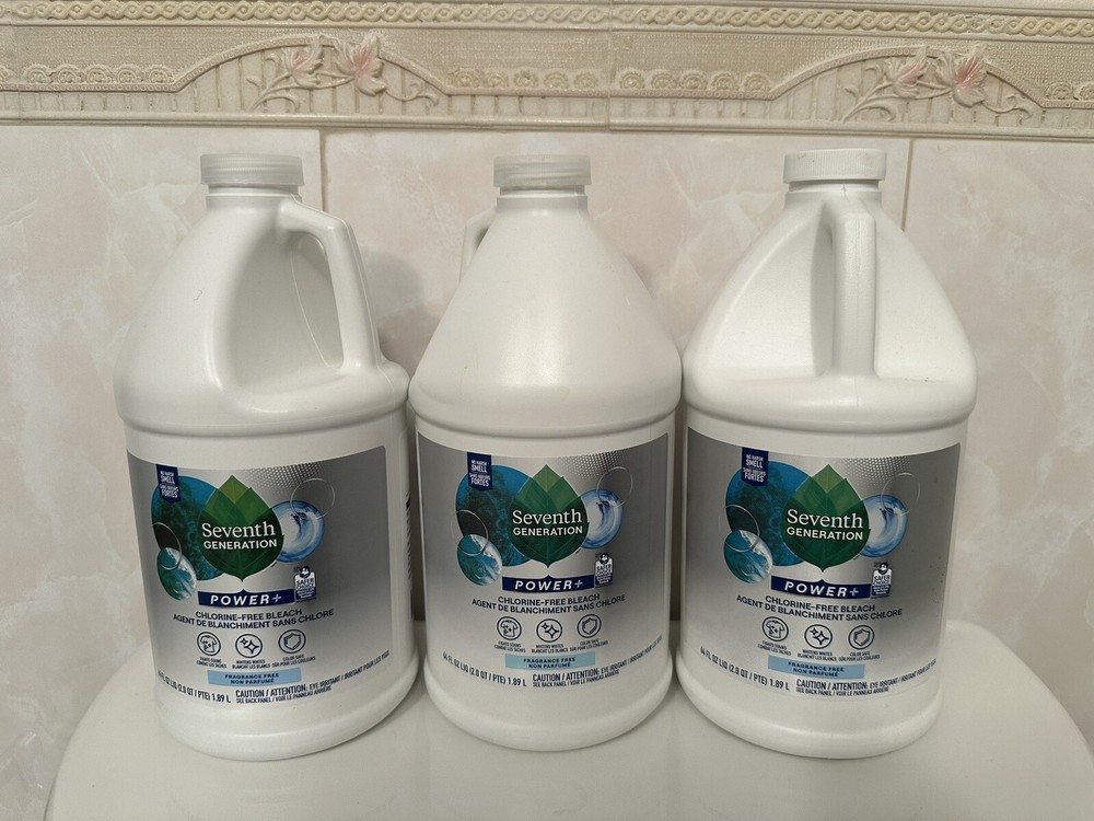 3 Pack 64 OzHDPE Plastic Jugs, Empty Bottle For Reuse Seventh generation Upcycle