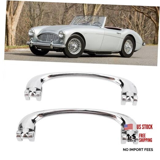 Chrome Inside Door 1 Pair Chrome Interior Door Pull Handle Universal LWH106