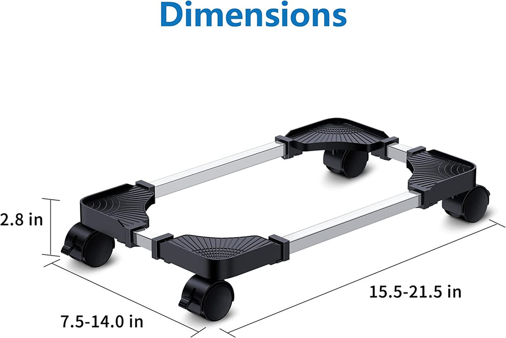 Computer Tower Stand - Adjustable PC Stand for Most Desktop Towers